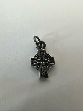 Tiny Sterling Silver Celtic Charm